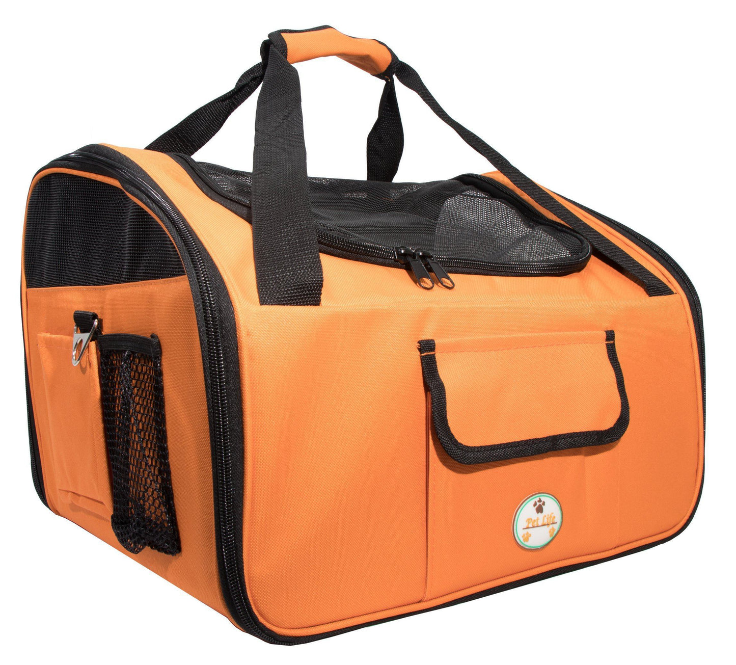 Pet Life ® 'Ultra-Lock' Collapsible Safety Travel Pet Dog Carseat and Carrier
