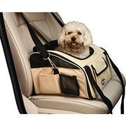 Pet Life ® 'Ultra-Lock' Collapsible Safety Travel Pet Dog Carseat and Carrier