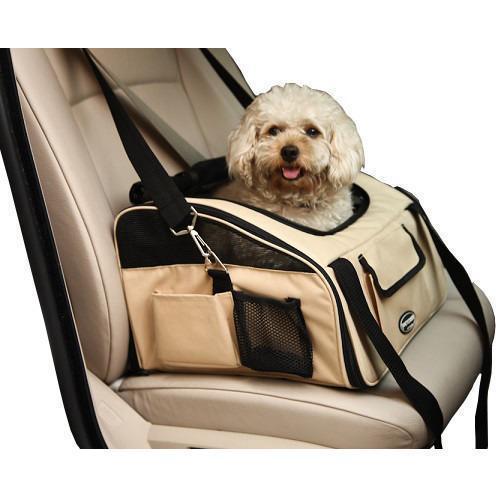 Pet Life ® 'Ultra-Lock' Collapsible Safety Travel Pet Dog Carseat and Carrier