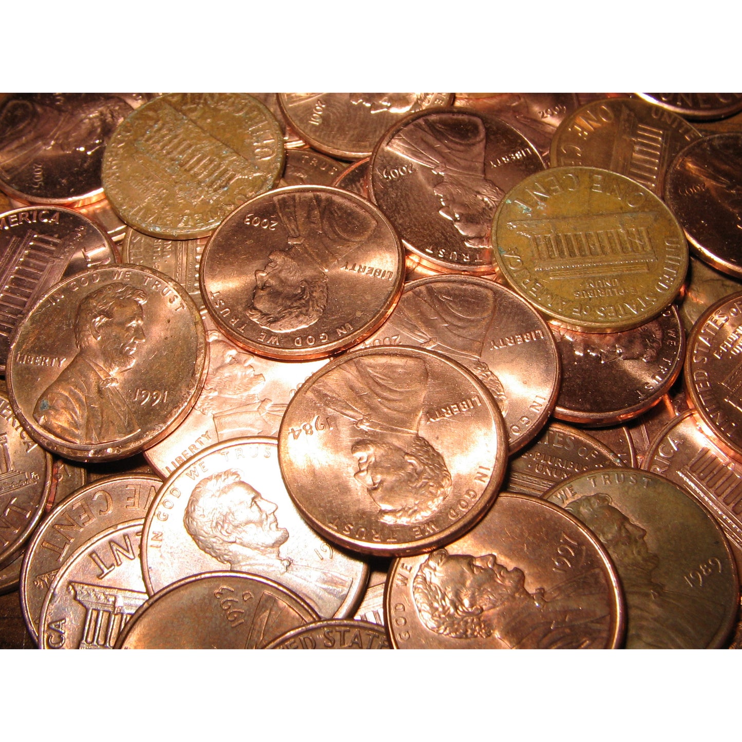 Bankers Bag of Lincoln Copper Pennies 1960-1982