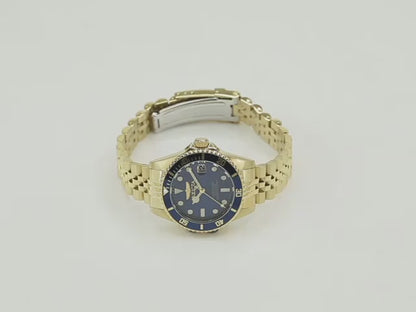 Invicta Women's 34mm Pro Diver Quartz Date Jubilee Bracelet Watch