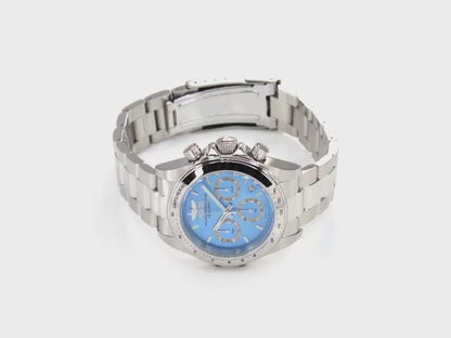Invicta Women's 39mm Speedway Quartz Color Dial Silvertone Bracelet Watch