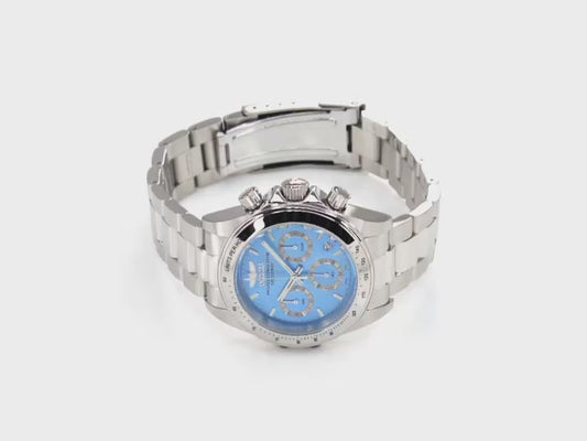 Invicta Women's 39mm Speedway Quartz Color Dial Silvertone Bracelet Watch
