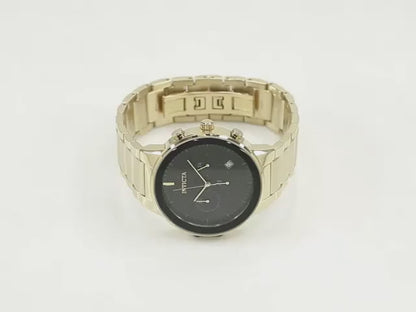 Invicta Men's 43mm Specialty Quartz Chronograph Minimalist Dial Goldtone Bracelet Watch