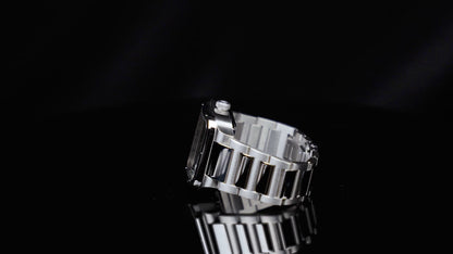 Thomas Earnshaw Men's 36mm Lennox Automatic Skeletonized Square Bracelet Watch