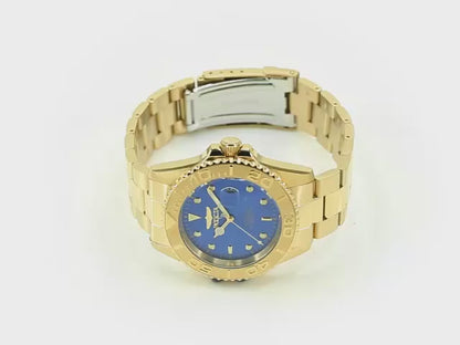 Invicta Men's 43mm Pro Diver Quartz Date 3-Hand Goldtone Bracelet Watch