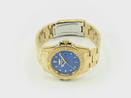 Invicta Men's 43mm Pro Diver Quartz Date 3-Hand Goldtone Bracelet Watch