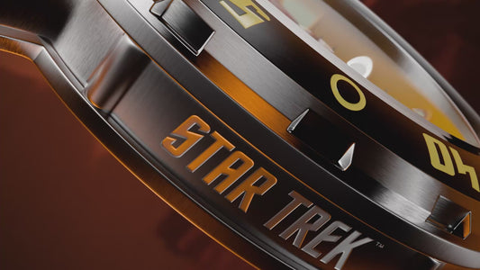 Nubeo Men's 50mm Mariner Star Trek "Live Long & Prosper" Automatic Strap Watch