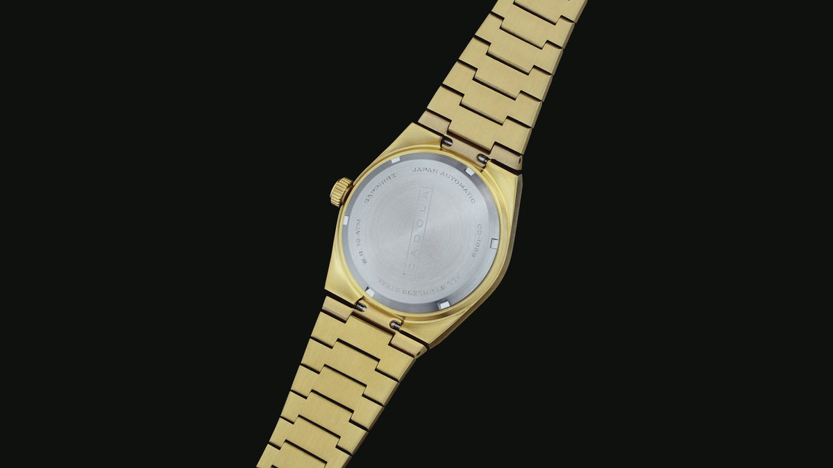 Load video: Cadola 41mm Men's Lydden Hill Automatic Date Bracelet Watch