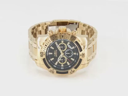 Invicta Men's 51mm Pro Diver Scuba Quartz Chronograph Carbon Fiber Bezel Bracelet Watch