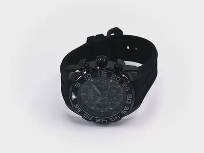 Invicta Men's 50mm Speedway Quartz Chronograph Twisted Grid Dial Silicone Strap Watch