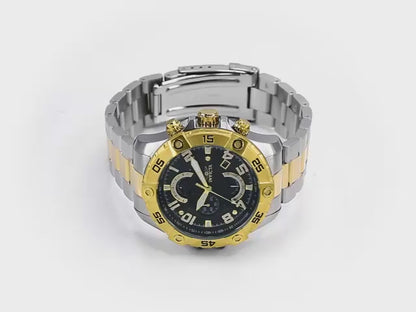 Invicta Men's 48mm S1 Rally Quartz Chronograph Two-Tone Bracelet Watch