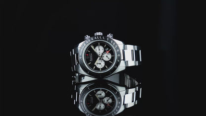 Duxot Men's 39mm Vitesse Quartz Chronograph Dual Time Bracelet Watch