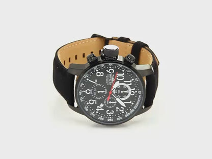 Invicta Men's 46mm I-Force Men's Quartz Chronograph Blackout Canvas Strap Watch