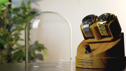 Mainspring Astronomy Observatory 2-Slot Watch Winder
