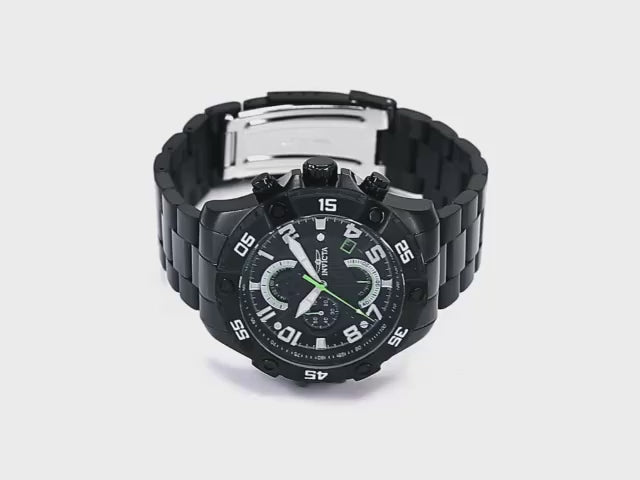 Load video: Invicta Men's 48mm S1 Rally Quartz Chronograph Bracelet Watch
