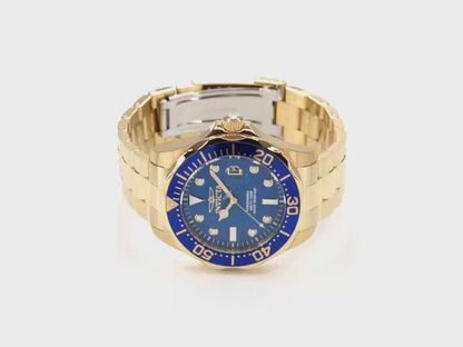 Invicta Men's 47mm Pro Diver Quartz Date Carbon Fiber Dial Bracelet Watch