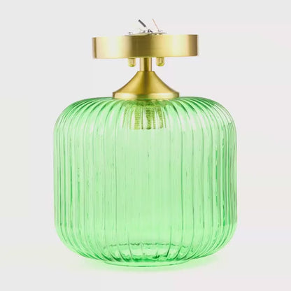 Tiffany-Style Lighting 10.25" William Green Globe Ceiling Light
