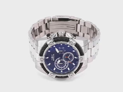 Invicta Men's 52mm Bolt Quartz Chronograph Twisted Cable Bezel Bracelet Watch