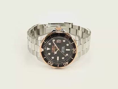 Invicta Men's 47mm Pro Diver Quartz Date Carbon Fiber Dial Bracelet Watch