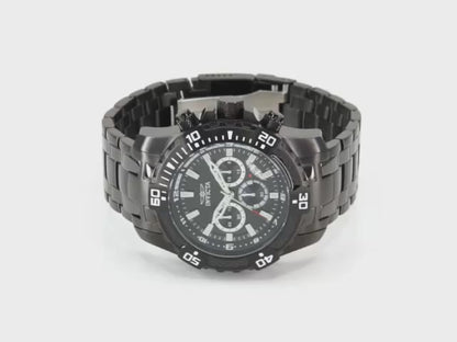Invicta Men's 51mm Pro Diver Scuba Quartz Chronograph Carbon Fiber Bezel Bracelet Watch