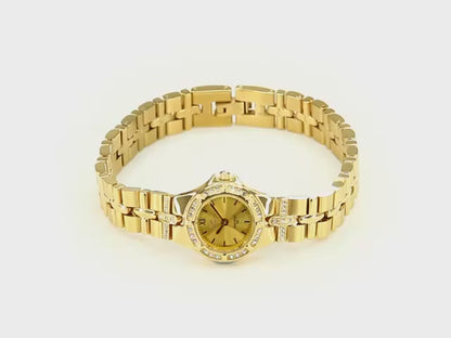 Invicta Women's 21mm Wildflower Quartz Crystal Accented Bracelet Watch