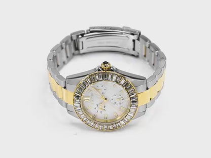 Invicta Women's 38mm Angel Quartz Multifunction Crystal Bezel Bracelet Watch