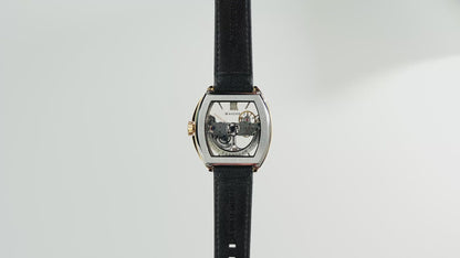 Thomas Earnshaw Men's 45mm Knightsbridge Automatic Barrel Leather Strap Watch