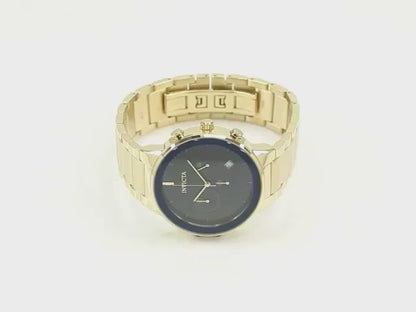 Invicta Men's 43mm Specialty Quartz Chronograph Minimalist Dial Goldtone Bracelet Watch