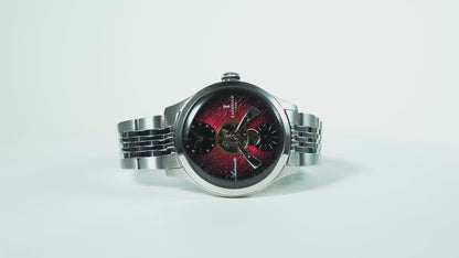 Thomas Earnshaw Men's 42mm Dalton Automatic Open Heart Balance Bracelet Watch