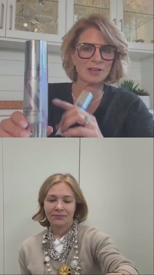 Isomers Skincare "Diamond Reset" Diamond Peptide Spicule Body Cream and Overnight Mask Duo