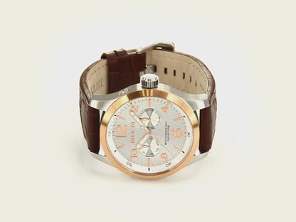 Invicta Men's 48mm I-Force Quartz Day & Date Leather Strap Watch