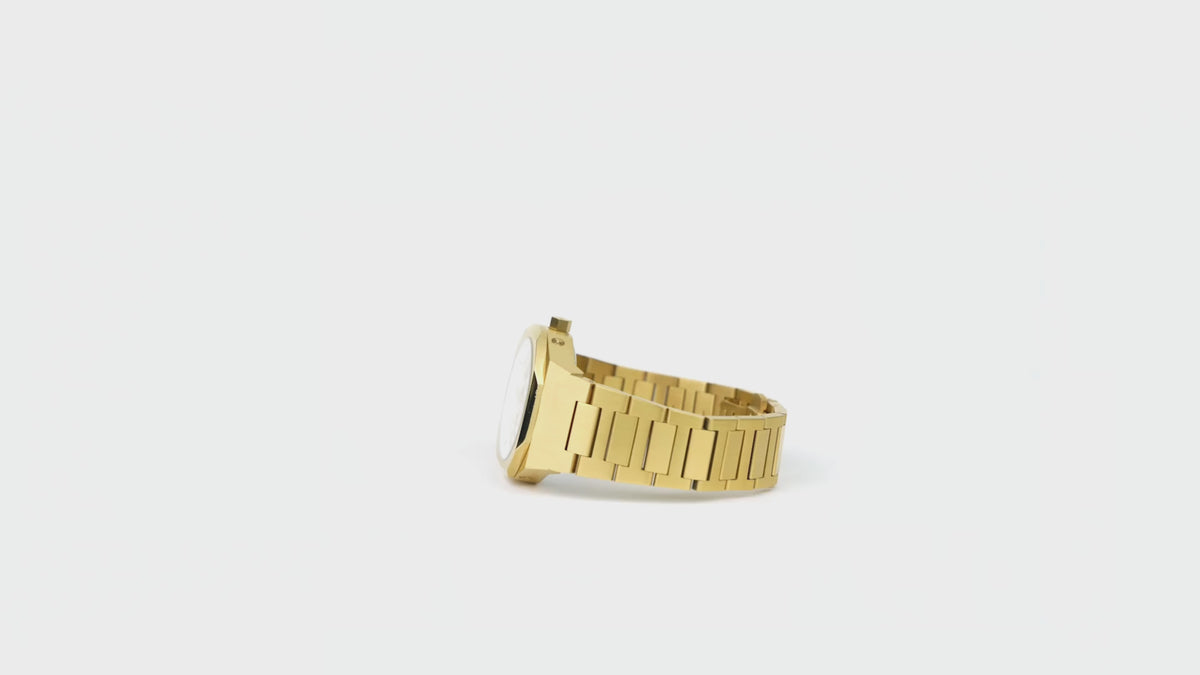 Load video: Thomas Earnshaw Men's 42mm Drake Automatic Triple Calendar Bracelet Watch