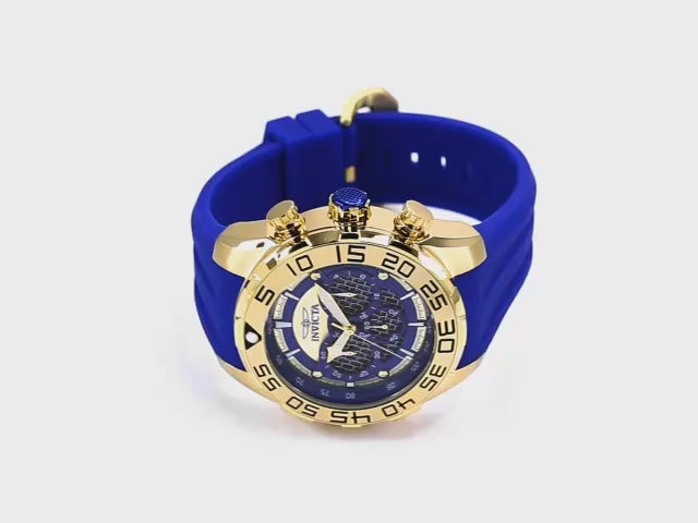 Invicta Men's 50mm Speedway Scuba Quartz Chronograph Blue Label