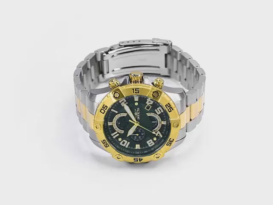 Invicta Men's 48mm S1 Rally Quartz Chronograph Two-Tone Bracelet Watch
