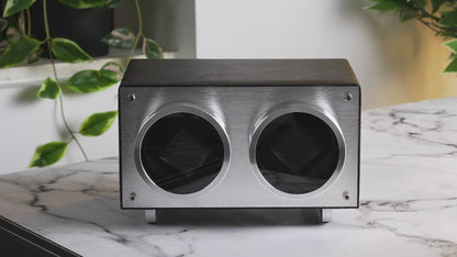 Mainspring Raceday Flemington Horizontal 2-Slot Watch Winder