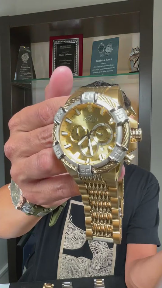 Invicta Men's 51mm Bolt Quartz Chronograph Bracelet Watch