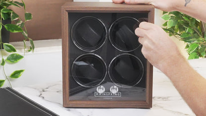 Mainspring Oxford Guardian 4-Slot Watch Winder
