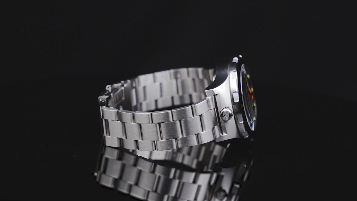 Load video: RGMT Men's 46mm Globemaster Automatic GMT Interchangeable Watch