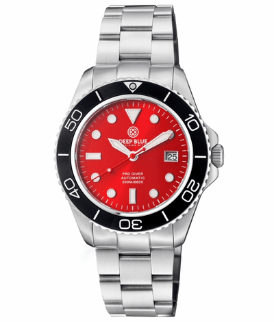 Deep Blue 42mm Pro Diver 200 Automatic Bracelet Watch