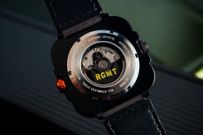 RGMT Men's 50mm Pershing Automatic Square Bracelet Watch