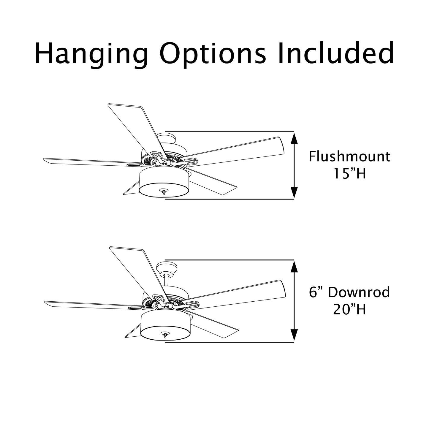 Tiffany-Style Lighting 52" LED Orson Craftsman Stained Glass 5-Blade Ceiling Fan with Remote Control