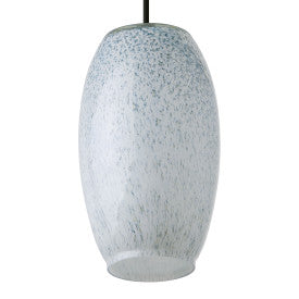 Tiffany-Style Lighting 6" Handcrafted Glam Elongated Dome Shade Pendant