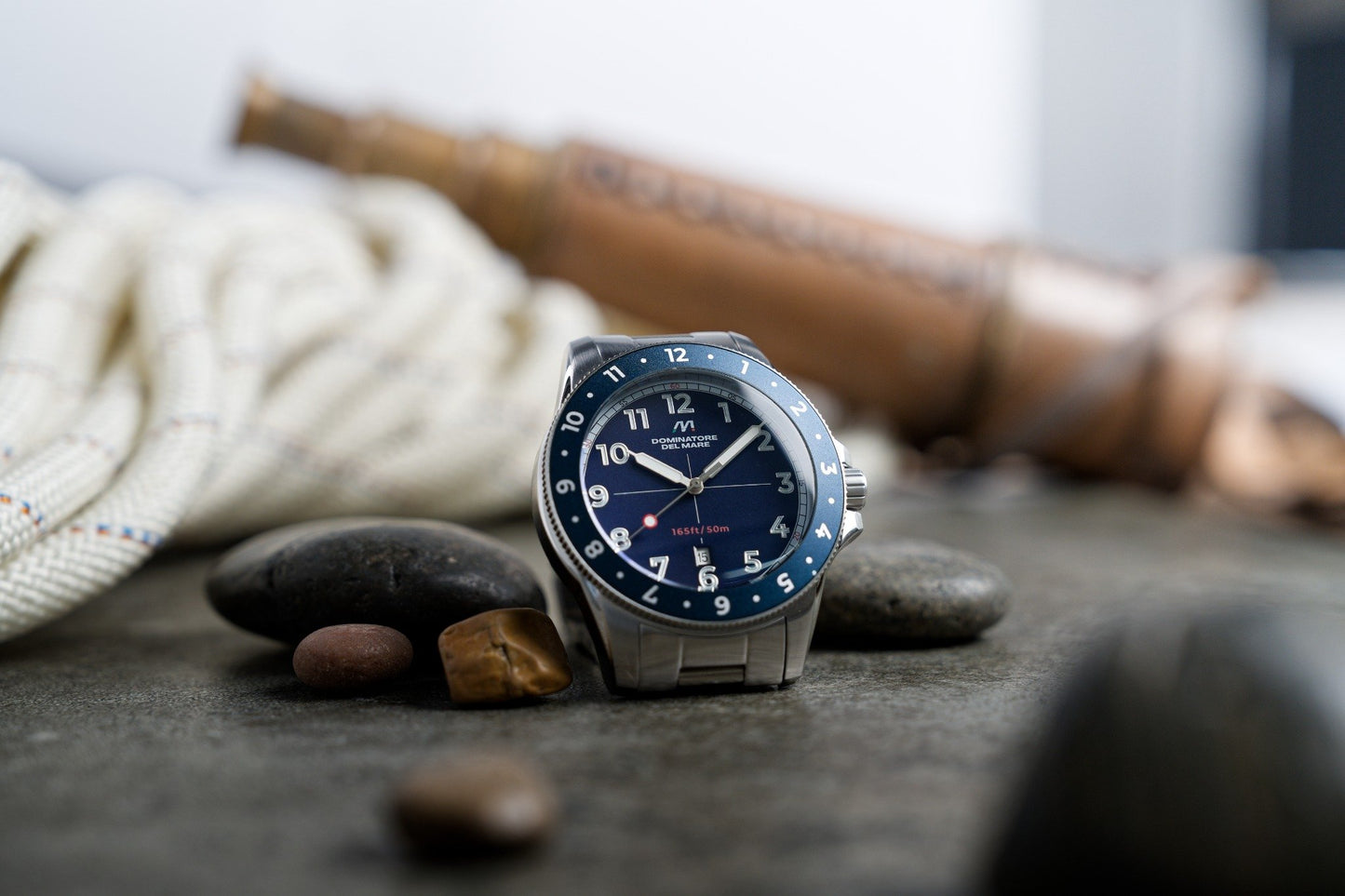 Dominatore Del Mare Men's 42mm Bandeira Quartz Bracelet Watch