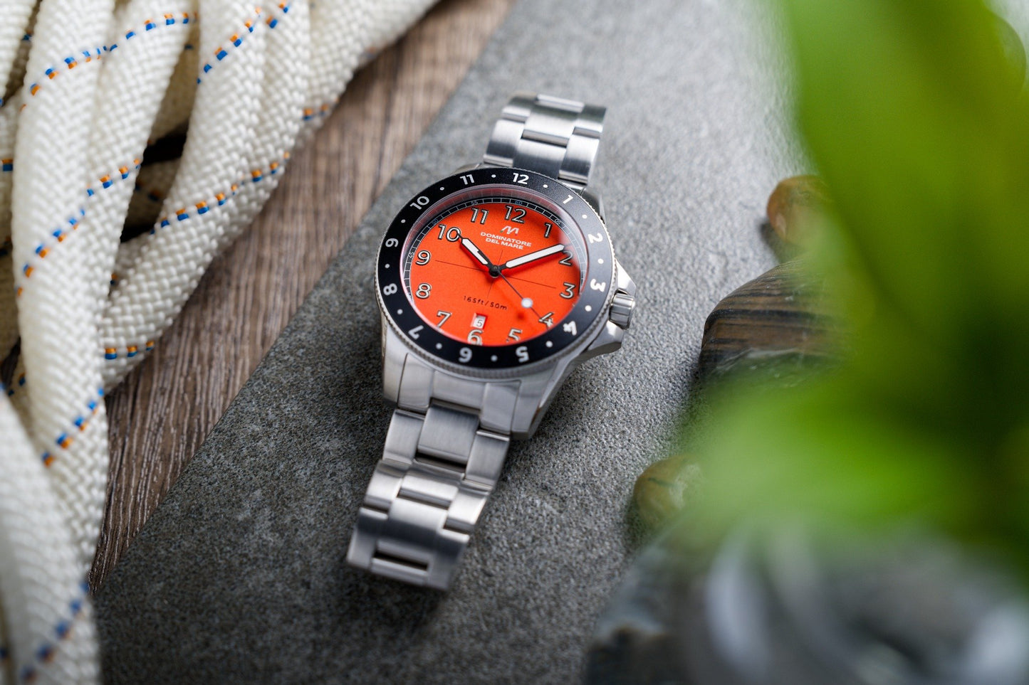 Dominatore Del Mare Men's 42mm Bandeira Quartz Bracelet Watch