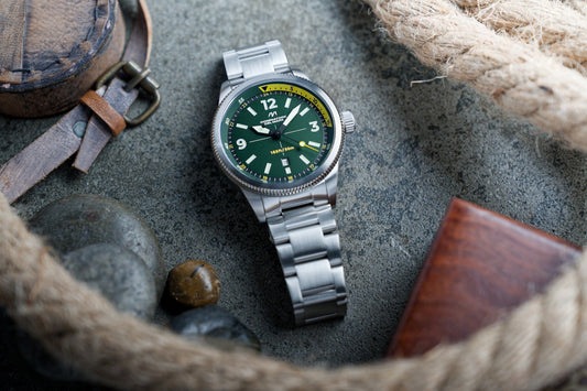 Dominatore Del Mare Men's 42mm Aviatore Quartz Bracelet Watch