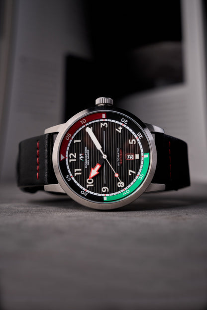 Dominatore Del Mare Men's 44mm Camogli Automatic Leather Strap Watch