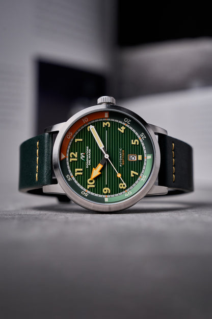 Dominatore Del Mare Men's 44mm Camogli Automatic Leather Strap Watch