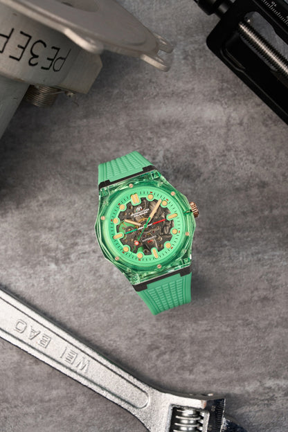 Dominatore Del Mare Men's 45mm Ravello Automatic Silicone Strap Watch