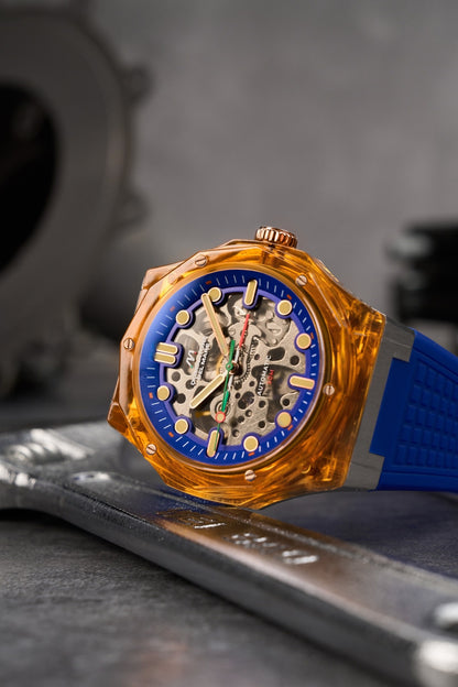 Dominatore Del Mare Men's 45mm Ravello Automatic Silicone Strap Watch